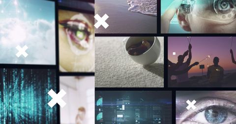 Digital interfaces blending technology with relaxation