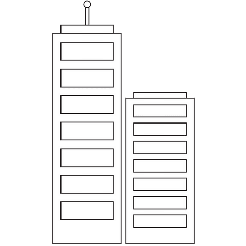 transparent digital illustration of twin data servers for tech concepts - Download Free Stock Videos Pikwizard.com