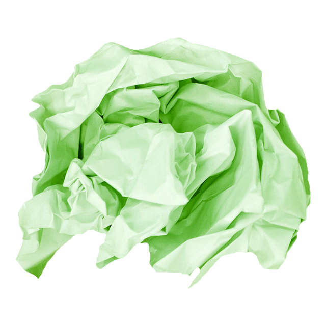 Blank Crumpled Green Paper on Transparent Background - Download Free Stock Videos Pikwizard.com