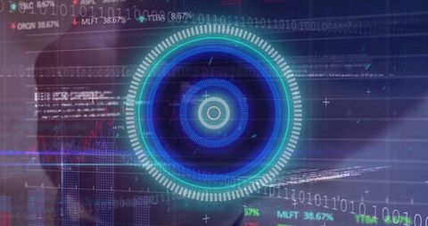 Futuristic Holographic Trading Interface with Data Visualization - Download Free Stock Images Pikwizard.com