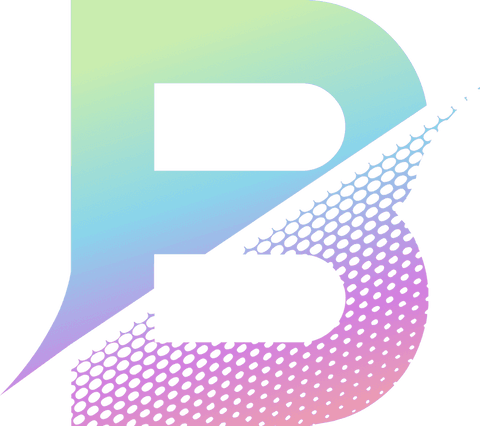 modern vibrant two-part letter b design on transparent background - Download Free Stock Videos Pikwizard.com