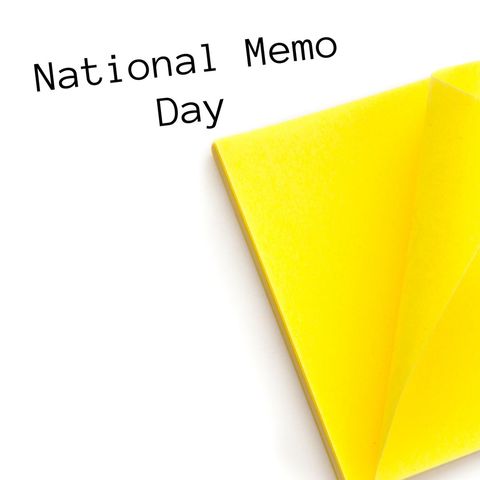 celebrating national memo day with yellow sticky notes - Download Free Stock Templates Pikwizard.com