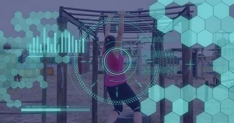 Digital Interface Over Women Exercising on Obstacle Course