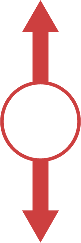red circle with up and down arrows on transparent background - Download Free Stock Videos Pikwizard.com