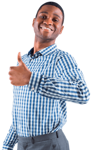 Cheerful Businessman Giving Thumbs Up, Transparent Background - Download Free Stock Videos Pikwizard.com