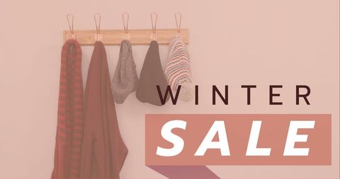 Winter Sale Promotion with Cozy Scarves and Hats