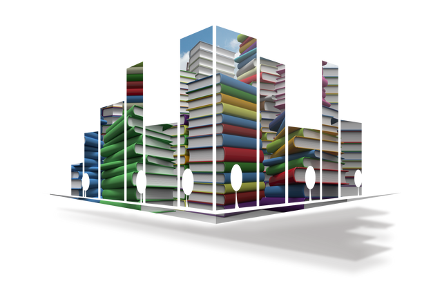 Colorful Transparent Stacks of Books in Abstract Formation - Download Free Stock Videos Pikwizard.com