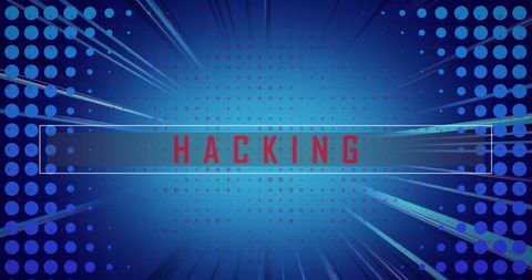 hacking concept with geometric shapes and digital display - Download Free Stock Images Pikwizard.com