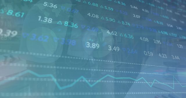 Abstract Financial Background with Stock Market Data - Download Free Stock Images Pikwizard.com