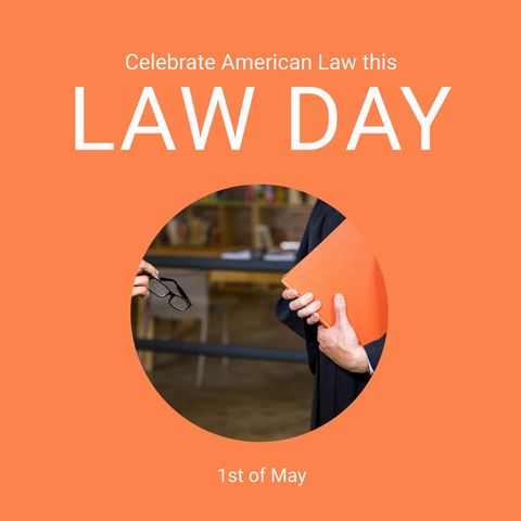 american law day celebration concept with lawyer and book - Download Free Stock Templates Pikwizard.com