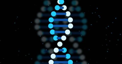 abstract dna strand over dark background - Download Free Stock Images Pikwizard.com