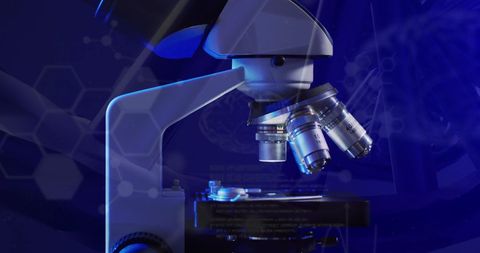 Scientific Innovation with Microscope and Chemical Structures - Download Free Stock Images Pikwizard.com