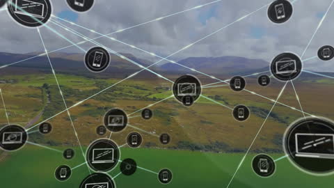 Digital Connectivity Over Remote Landscape