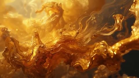 Molten Golden Fluid Dynamics in Luxurious Motion