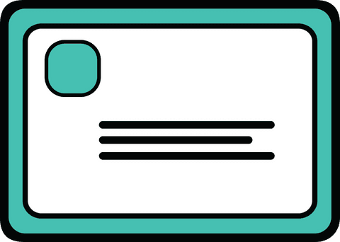 digital id card illustration with blue frame on transparent background - Download Free Stock Videos Pikwizard.com