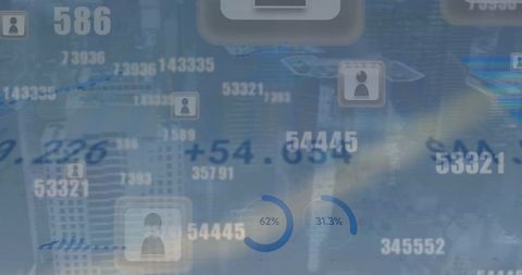 Digital Financial Data and Analytics Conceptual Imagery