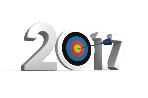 2017 text with archery target and arrow transparent - Download Free Stock Videos Pikwizard.com
