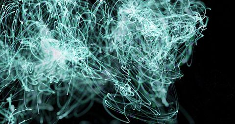 Futuristic Green Light Trails Abstract Background - Download Free Stock Images Pikwizard.com