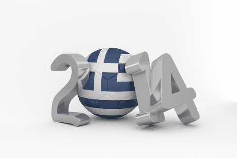 transparent 2014 illustration with greek flag ball - Download Free Stock Videos Pikwizard.com