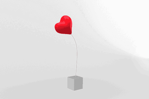 Transparent Red Heart Balloon Graphic for Valentine's Day - Download Free Stock Videos Pikwizard.com