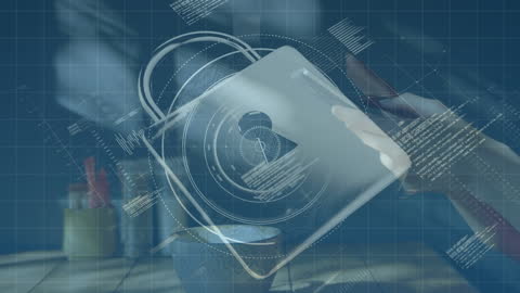 Digital Data Security with SmartphoneConcept