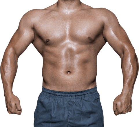 transparent muscular bodybuilder torso with flexed arms - Download Free Stock Videos Pikwizard.com