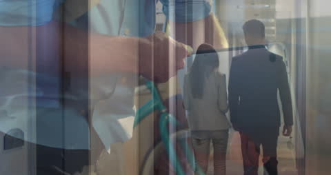 Business Team Analyzing Success Data in Modern Office