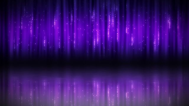 Purple lights shimmering with a reflective surface create an enchanting backdrop. Suitable for event designs, party invitations, or any creative project requiring a mystical and glamorous touch.