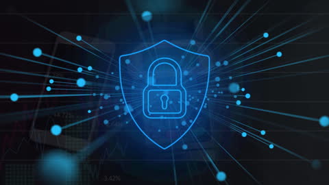 Digital Security with Padlock and Data Network