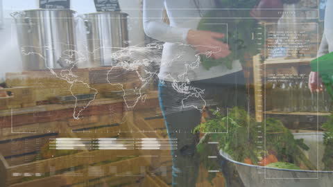 Digital Interface Overlay in Organic Grocery Store Environment