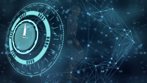 Conceptual Animation of Time and Technology with Human Model