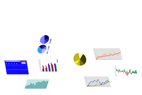 Colorful Transparent Charts Illustrating Business Data Insights - Download Free Stock Videos Pikwizard.com