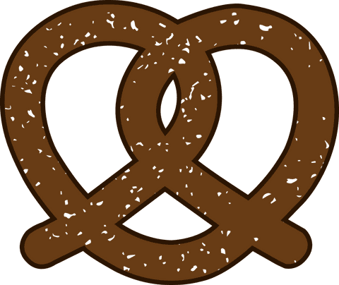 transparent pretzel icon with salt on clear background - Download Free Stock Videos Pikwizard.com