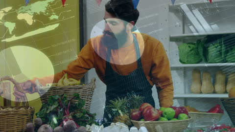 Dynamic Economy Animation with Small Business Grocery