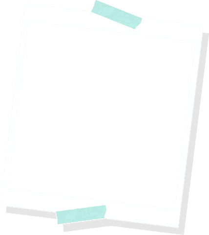 stacked polaroid frames with teal tape shadows in transparent design - Download Free Stock Videos Pikwizard.com