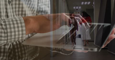 Business Collaboration with Digital Technology & Communication in Corridor