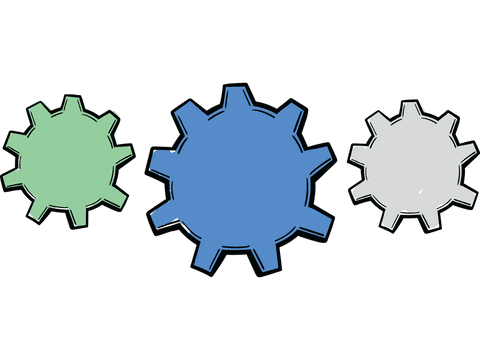 Colorful Transparent Gears Symbolizing Connection and Collaboration - Download Free Stock Videos Pikwizard.com