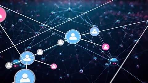 AI-Generated Digital Connection Network Animation