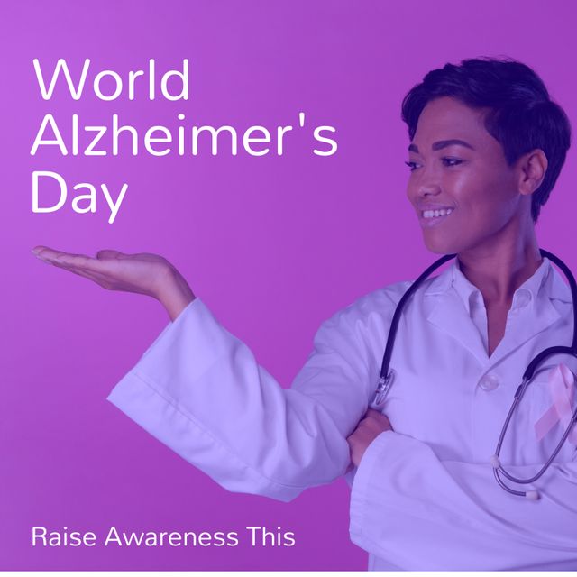 Celebrating World Alzheimer's Day with Professional Doctor - Download Free Stock Templates Pikwizard.com