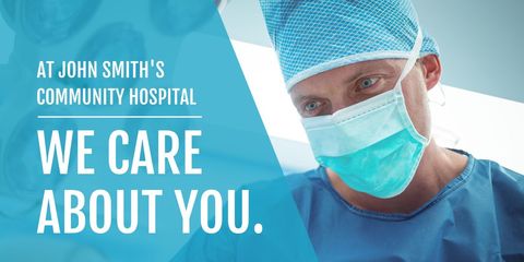 professional surgeon in operating room with trusting expression - Download Free Stock Templates Pikwizard.com