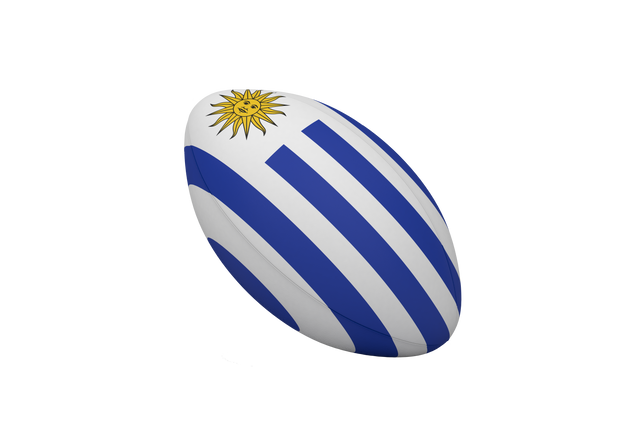 Transparent Graphic Rugby Ball with Uruguay Flag Design - Download Free Stock Videos Pikwizard.com