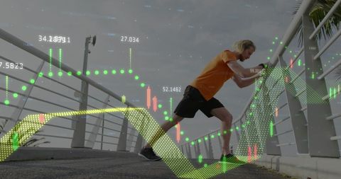 Fitness Motivation Amidst Business Analytics Background