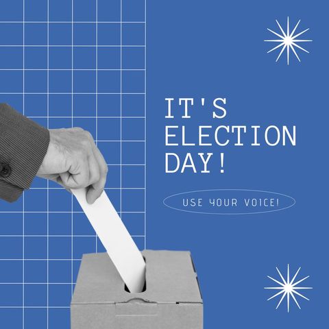 election day concept with hand voting - Download Free Stock Templates Pikwizard.com