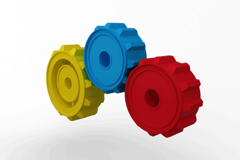 Colorful Transparent Gears Vector Illustration - Download Free Stock Videos Pikwizard.com