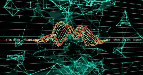 Cybernetic Data Flow with Digital Network Connections - Download Free Stock Images Pikwizard.com