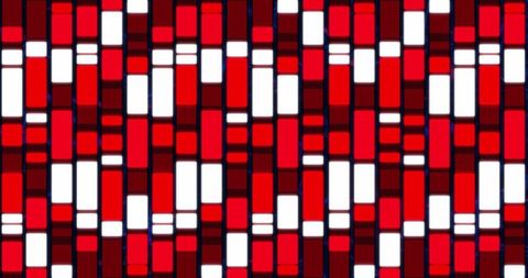 Eye-Catching Red Digital Geometric Pattern with Art Deco Vibes - Download Free Stock Images Pikwizard.com
