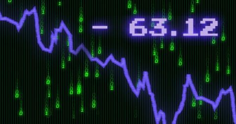 Declining Stock Market Graph with Digital Finance Concept - Download Free Stock Images Pikwizard.com