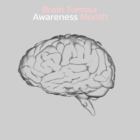brain tumour awareness educational 3d brain render - Download Free Stock Templates Pikwizard.com
