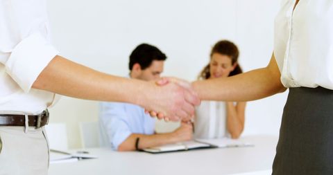 Professional Handshake in Business Meeting Setting - Download Free Stock Images Pikwizard.com