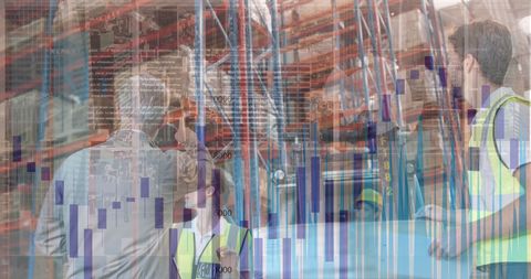 warehouse logistics experts analyzing digital data integration - Download Free Stock Images Pikwizard.com